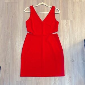 Express red dress
